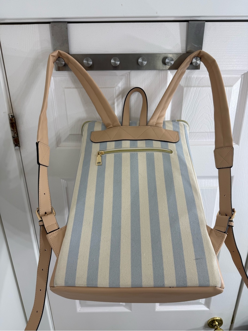 Poppy & Peonies Chill Out Leakproof Cooler Backpack Amalfi Stripe - Picture 6 of 12